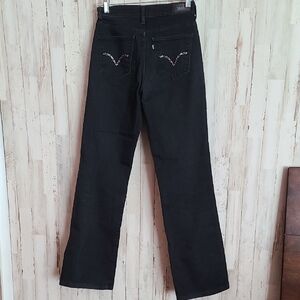 Levi's Black Straight Leg Women's Jeans